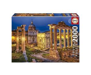 PUZZLE EDUCA Forum Romanum - 2000 Pezzi in Cartone per 11+ - Tema: Antica Roma