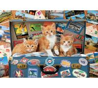 Puzzle Gattini Globetrotter 200 Pezzi