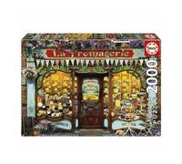 Educa Borrás Puzzle Il negozio di formaggi pregiati 2000 pezzi 96x68 cm con colla Fix Puzzle