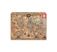 Puzzle - EDUCA - Mappa del mondo - 1000 pezzi - Adulti - Viaggio e mappe