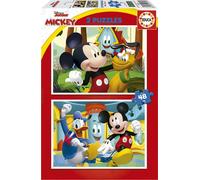 Puzzle EDUCA Mickey Mouse - Parco divertimenti 2×48 pezzi