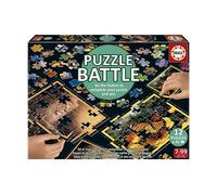 PUZZLE EDUCA Natura - 12x42 Pezzi in Cartone per 7+ - Tema: Animali e Paesaggi