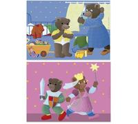 Puzzle - EDUCA - Orsetto Bruno: Set di 2 puzzle da 48 pezzi per bambini dai 4 anni