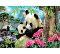 Puzzle Educa panda con cucciolo 1000 pezzi