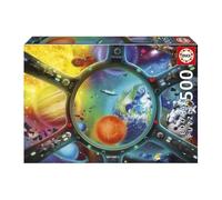 Puzzle - EDUCA - Passeggiata nello spazio - 500 pezzi - Tema scienza e spazio - Dimensioni 48x34 cm - Nouvo