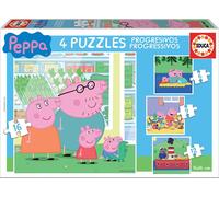Educa - Puzzle Peppa Pig 4in1 - 1-39 Pezzi