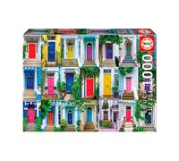 PUZZLE EDUCA Porte di Notting Hill - 1000 Pezzi in Cartone per 14+