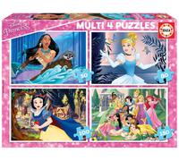 Educa - Puzzle 4 puzzle Principesse Disney - 40-99 Pezzi