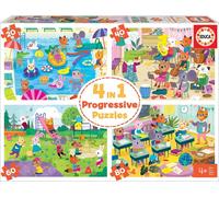 Puzzle EDUCA Scuola 4 in 1