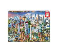 PUZZLE EDUCA Simboli del Nord America 1500 pezzi