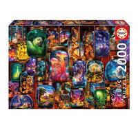 Puzzle Educa Sogni in Barattolo 2000 pezzi tema fantasy multicolore - Nouvo