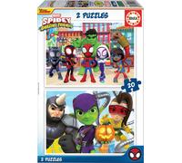 Puzzle Educa Spidey e i suoi fantastici amici 2x20 pezzi