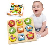 Puzzle educativi in legno - Animali