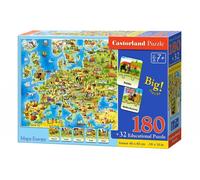 Puzzle educativi mappa dell'Europa