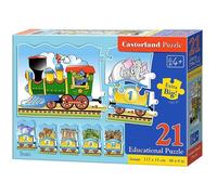 Puzzle educativi treno 13 pezzi
