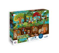 Puzzle educativo 24 pezzi x 2: Vita Sopra e Vita Sotto per bambini - Nouvo