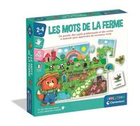 Puzzle Educativo Clementoni Les Mots de la Ferme 12 pezzi maxi con schede tattili