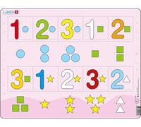 Puzzle educativo Contare fino a tre 10 pezzi