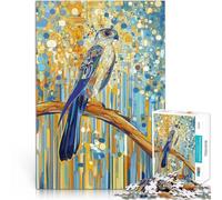 Puzzle educativo da 1000 pezzi Falco sotto il cielo scintillante Fatto di legno，Adatto a partire dai 14 anni Antistress Sfida difficile Regalo - Gioco impegnativo。misurare：50x75cm