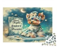 Puzzle Educativo da 1000 Pezzi per Adulti Cane Sogni Dolci Gioco Impossibile Regalo