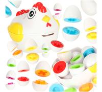 Puzzle educativo Gallina con smistatore di forme delle uova