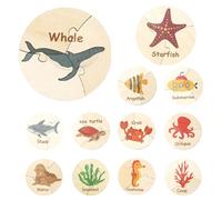 Puzzle educativo in legno per bambini - Selezionatore di forme a tema animale, gioco di apprendimento sensoriale e classificazione | Ideale per lo sviluppo della prima infanzia, il miglioramento delle