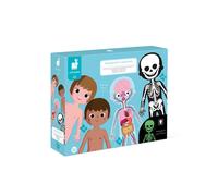 Puzzle educativo Janod Corpo umano Gioco attraente per bambini 5-10 anni