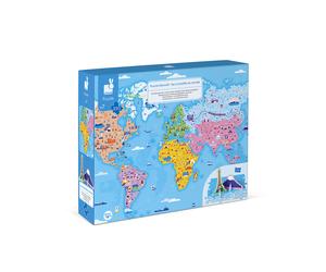 Puzzle Educativo Janod Le Curiosita' Del Mondo