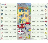Puzzle educativo Larsen Inglese 10: Soccoritori 54 pezzi