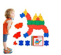 Puzzle educativo per bambini, puzzle in legno per bambini | Conteggio di forme in legno, riconoscimento dei colori, alfabeto, animali per bambini piccoli, attività di apprendimento in