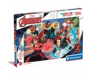 Puzzle effetto glitter Marvel Avengers ück 1 St