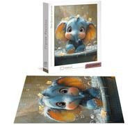 Puzzle Elefante Puzzle 1000 Pezzi Jigsaw Adulti DIY Classici Gioco, Puzzles a Forma di Animale, Giochi Rilassamento e Intelligence per Ragazzi da 14 Anni 75 x 50 cm/1000 pcs con Scatola Regalo B-6950