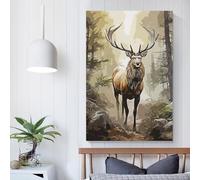 Puzzle elegante giraffa in abito, puzzle rettangolare premium in carta riciclata al 100% per donne e uomini, 1000 pezzi (26x38 cm)