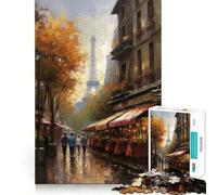 Puzzle "Eleganza parigina Francia" per ragazzi, 1000 pezzi, gioco di logica, divertente e rilassante, opera d'arte da collezione (38x26cm)