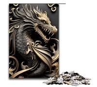 Puzzle Elisir del Drago d'Oro 1000 pezzi in legno per adulti e bambini dai 14 anni in su puzzle per divertimento in famiglia 75x50 cm