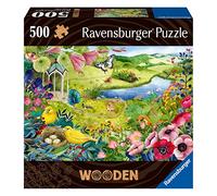 WOODEN ravensburger PUZZLE da 500 pezzi NATURE GARDEN con 40 whimsies INSERTI SA