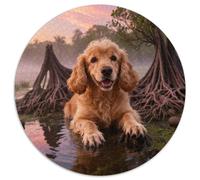 Puzzle English Cocker Spaniel 1000 Pezzi Per Bambini E Adulti, Allenamento Cerebrale Accessibile E Divertente Puzzle Con Mangrove Forest, Regalo Originale 1000pcs (67.5x67.5cm)