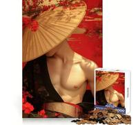 Puzzle enigmatico del samurai per ragazzi, 1000 pezzi, gioco stimolante, rilassante, taglio preciso, 50x75cm