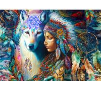 Puzzle Enjoy Principessa Nativa 1000 Pezzi