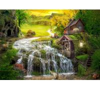 Puzzle ENJOY rifugio presso il ruscello incantato 1000 pezzi