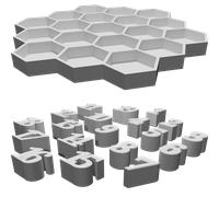 Puzzle Esagono Magico con Numeri 1-19 Rompicapo Matematico Stampato