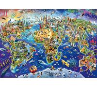 Puzzle Esplora il mondo 1000 pezzi SCHMIDT
