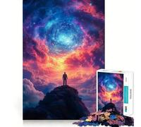 Puzzle Esplorazione dell'Universo,1000 pezzi,gioco cognitivo divertente,taglio di alta precisione, alleviare lo stress (50x75cm)