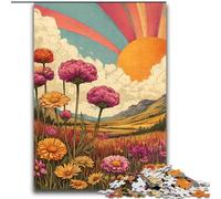 Puzzle estivo con fiori selvatici, 2000 pezzi, per adulti, adatto dai 14 anni in su, decorazione da parete, regalo di compleanno per Natale (70x100cm)