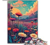 Puzzle estivo con fiori selvatici da 1000 pezzi per adolescenti, adatto a persone dai 14 anni in su, idee regalo per la decorazione della casa (50x75cm)