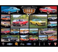 Puzzle Eurographics 1960 Auto americane, 1000 pezzi