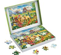Puzzle EUROGRAPHICS Connecting Pieces cuccioli in primavera 48 pezzi