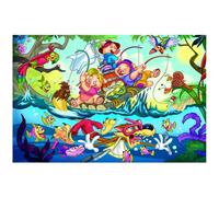 Puzzle EuroGraphics da 35 pezzi ""I tre porcellini"", fiabe classiche