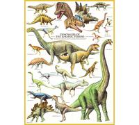 Puzzle Eurographics dinosauri del periodo giurassico 1000 pezzi