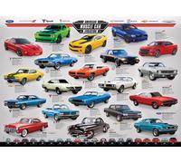 Puzzle EUROGRAPHICS Evoluzione delle auto da corsa americane 1000 pezzi